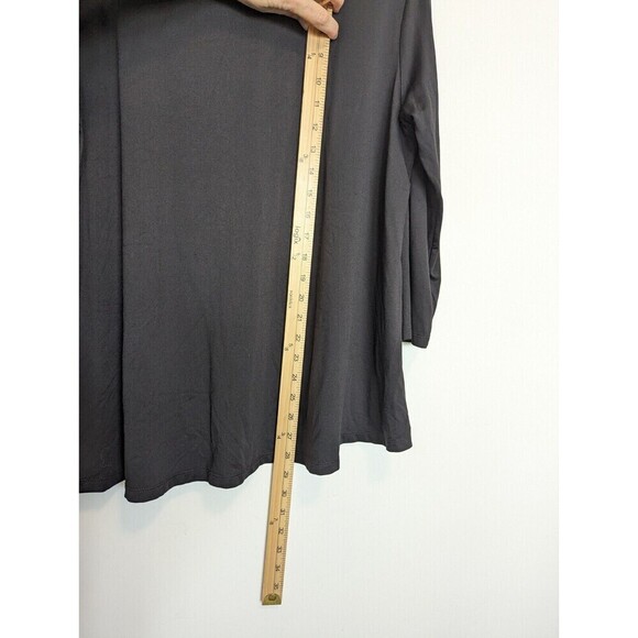 Iridium Top Womens Size L Black‎ Long Sleeve Tee Soft Comfort Stretch Minimalist - Picture 10 of 10